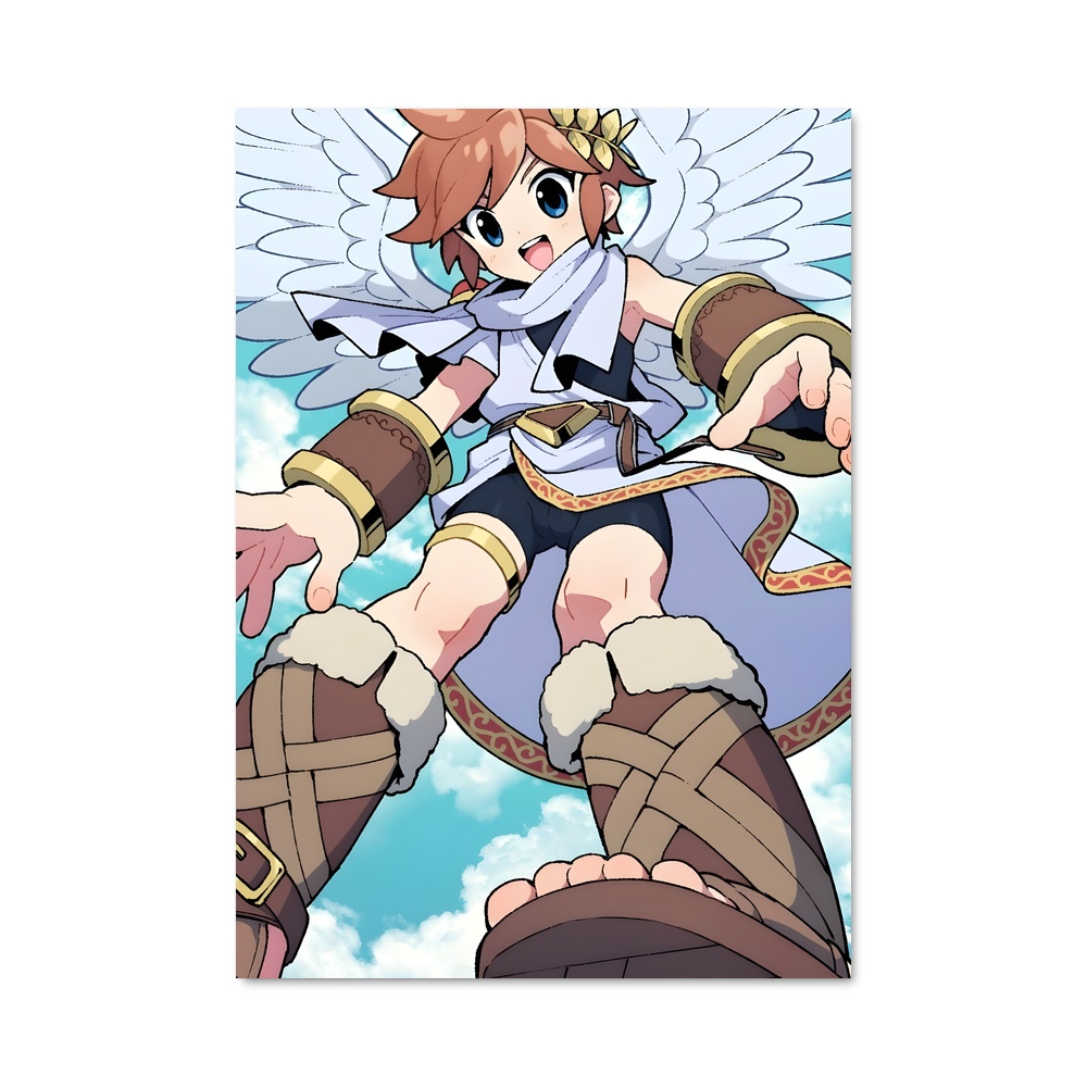 Poster Dark pit ange – affiche Super Smash Bros